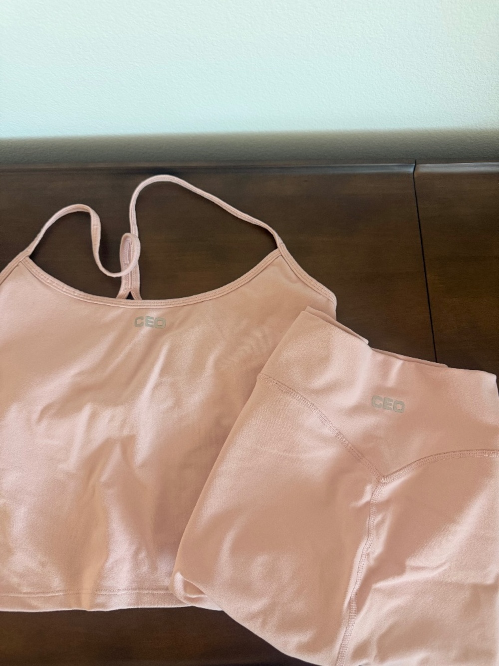 CEO Active Pink Workout Set – Tank + High-Rise Shorts 💕